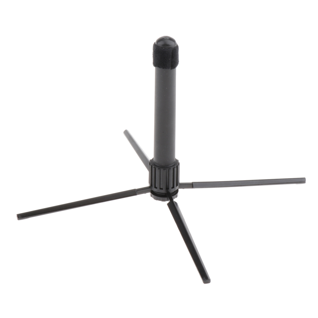 Foldable Flute Clarinet Stand Portable Black for Flute Clarinet Parts Accs