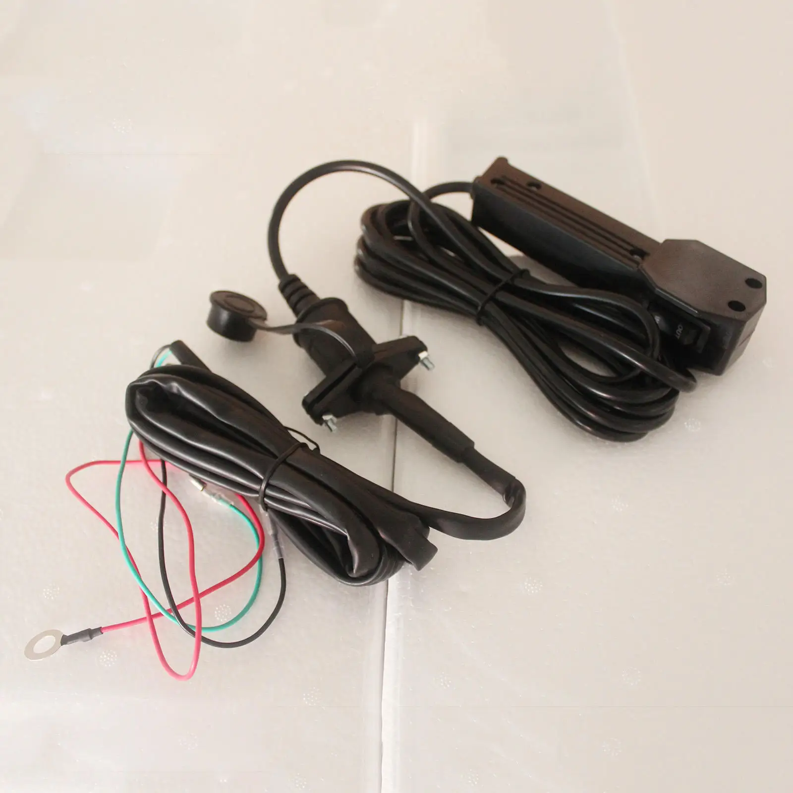 ATV Rocker Switch Remote Control Cable Conversion Upgrade Winch Kit Black