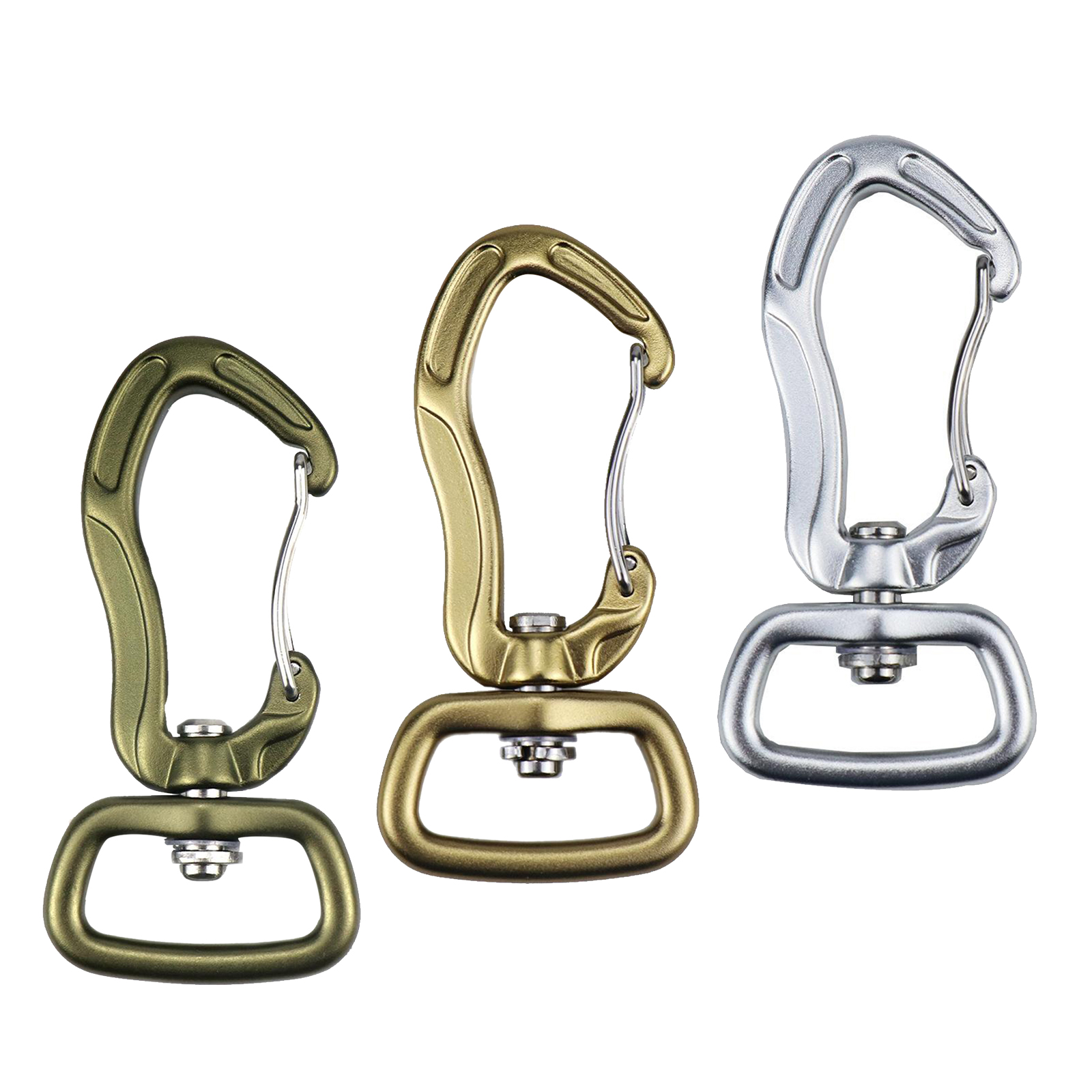 Aluminum Swivel Carabiner Hook Dog Lead Clip Snap 400KG Eye Snap Hook Clip