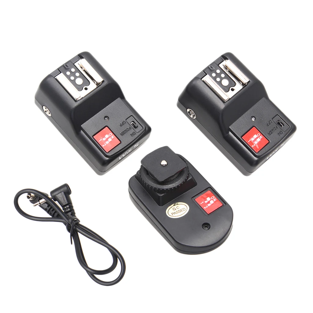 PT 04GY 4CH Radio Remote Trigger For Camera Trigger + 2 Receivers For 