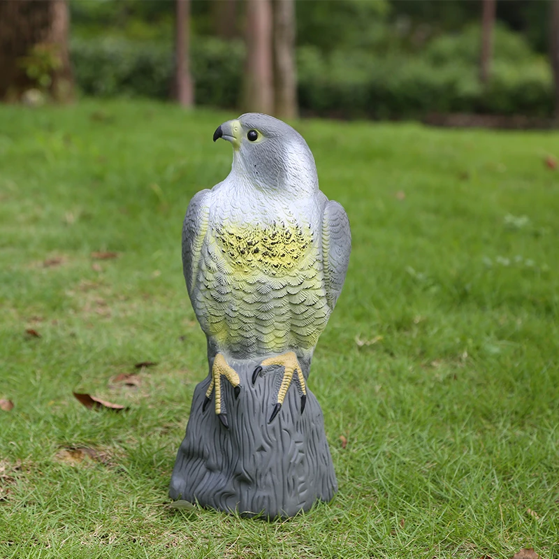 Falcon Decoy Garden Bird Rodent Deter Scarer Weed Pest Control Scarecrow