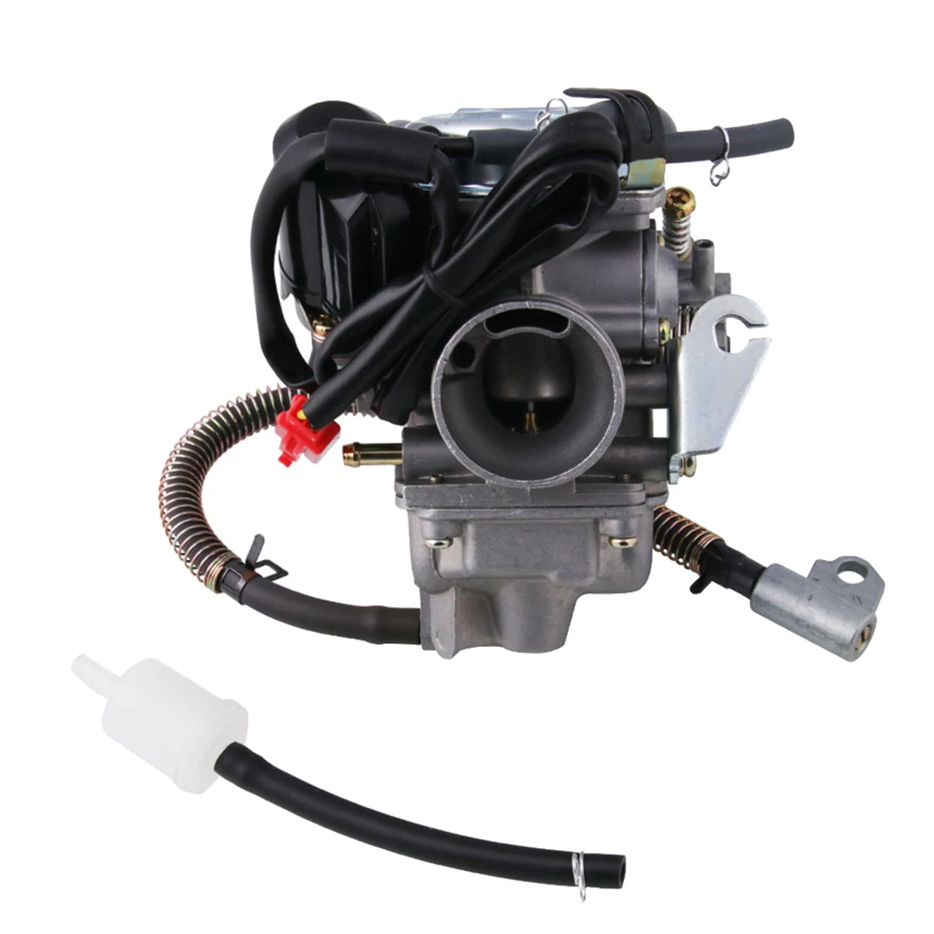 24mm Carburetor Carb Assy 4 Stroke Fit for GY6 125 150cc Scooters ATV Go Karts