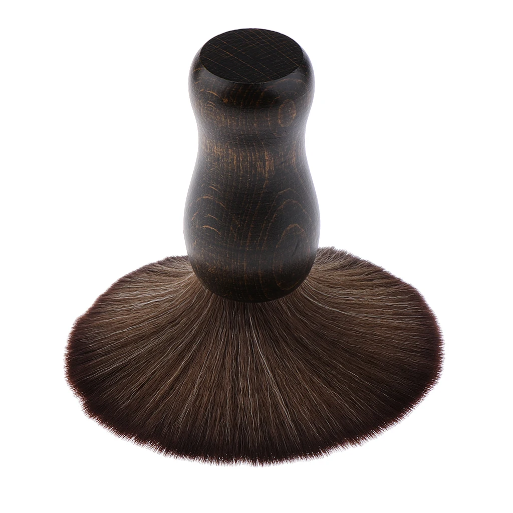 Soft Neck Dust Sweep Brush for Salon Stylist Barber Hair Cutting Cleansing