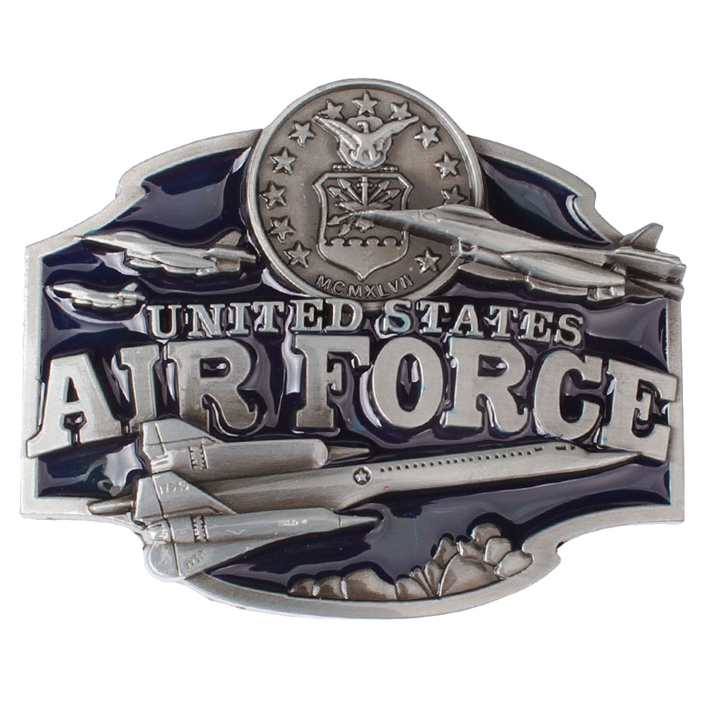 8.6x6.2cm  Air Force Eagle Belt Buckle for Men Cowboy Waist Strap Belt Ornament