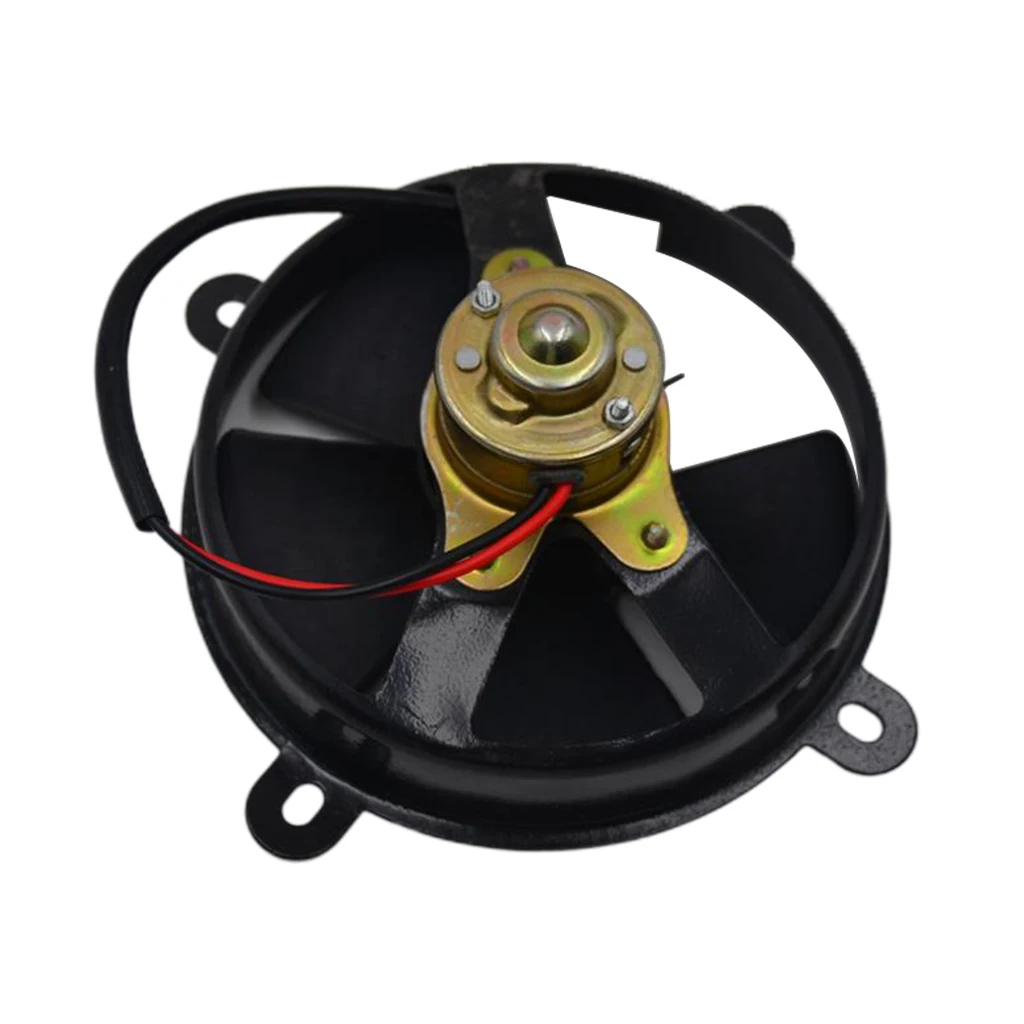 6in 5-blade 12V Engine Radiator Cooling Fan Assembly Universal For 150cc ATV