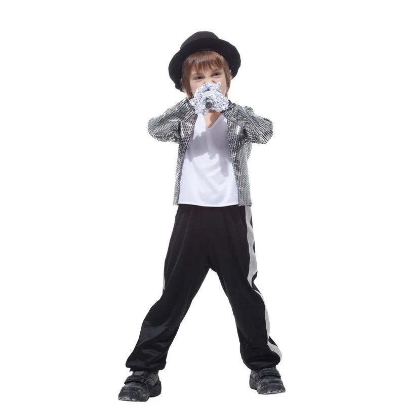 Kid Boys for Michael Jackson Suit Costumes Cosplay Performance Party Fancy Dress