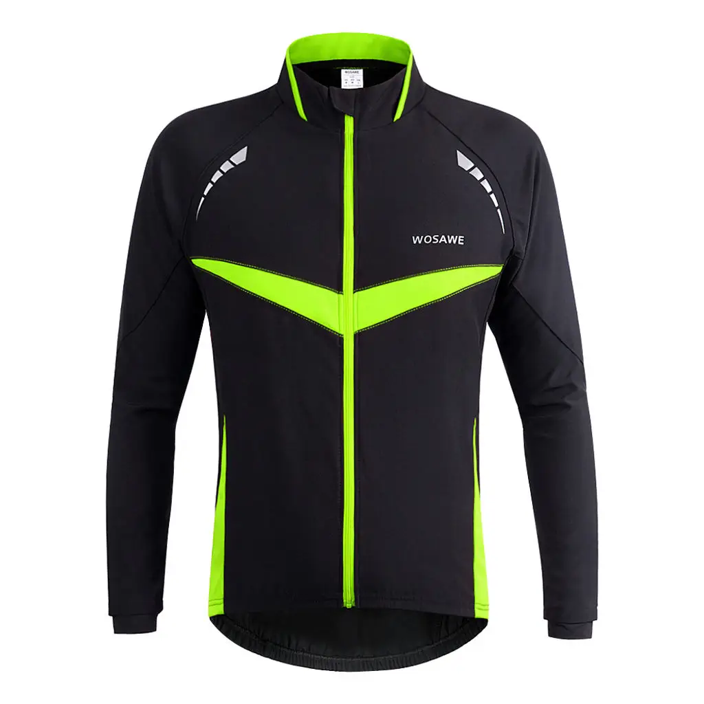 Bike Winter Jacket Windproof Thermal Warm UP Cycling Bicycle Jerseys Long Sleeves Outdoor Running Hiking Sportswear