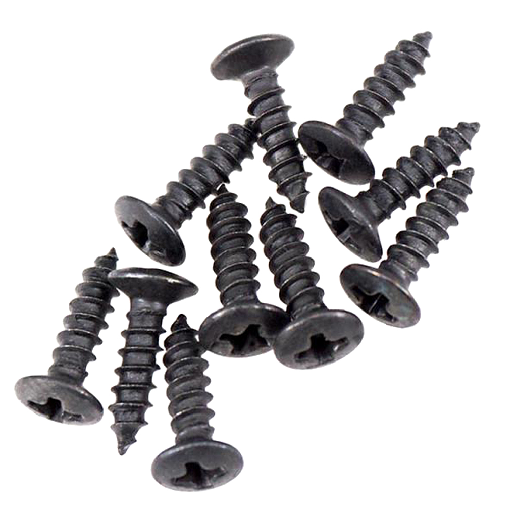 50 Pieces Screws Guitar Pickguard Fastening Screws Electric Guitar Bass Accs