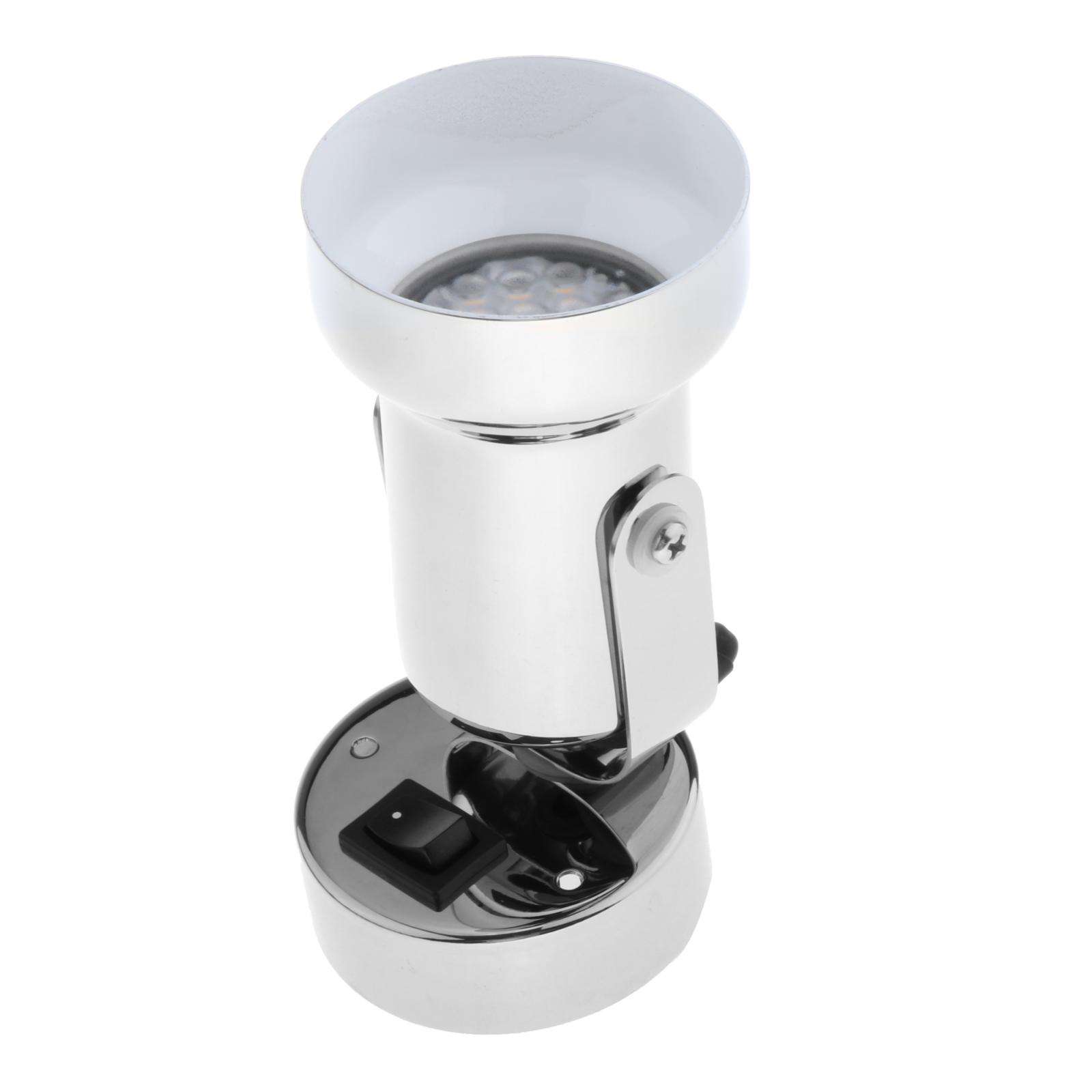 12V Marine Boat Interior LED Reading Light 3W RV Boat Camper Warm White Wall Lamp