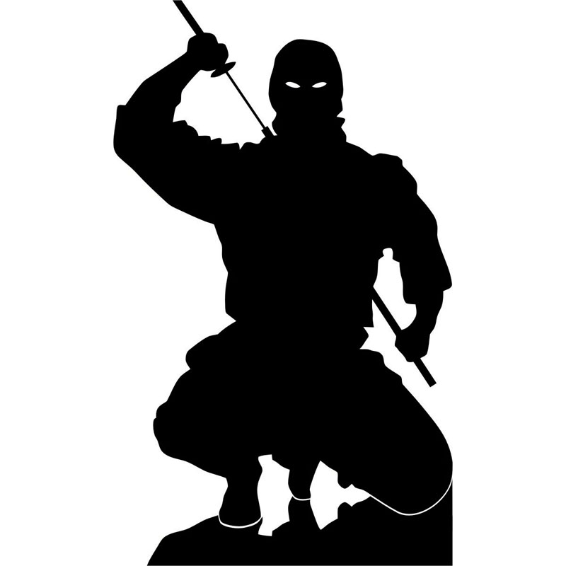 Auto Aufkleber Personalisierte Kreative Aufkleber Auto Dekoration Kühlen Ninja Wasserdichte Sonnencreme PVC 15*9cm – Detail 1
