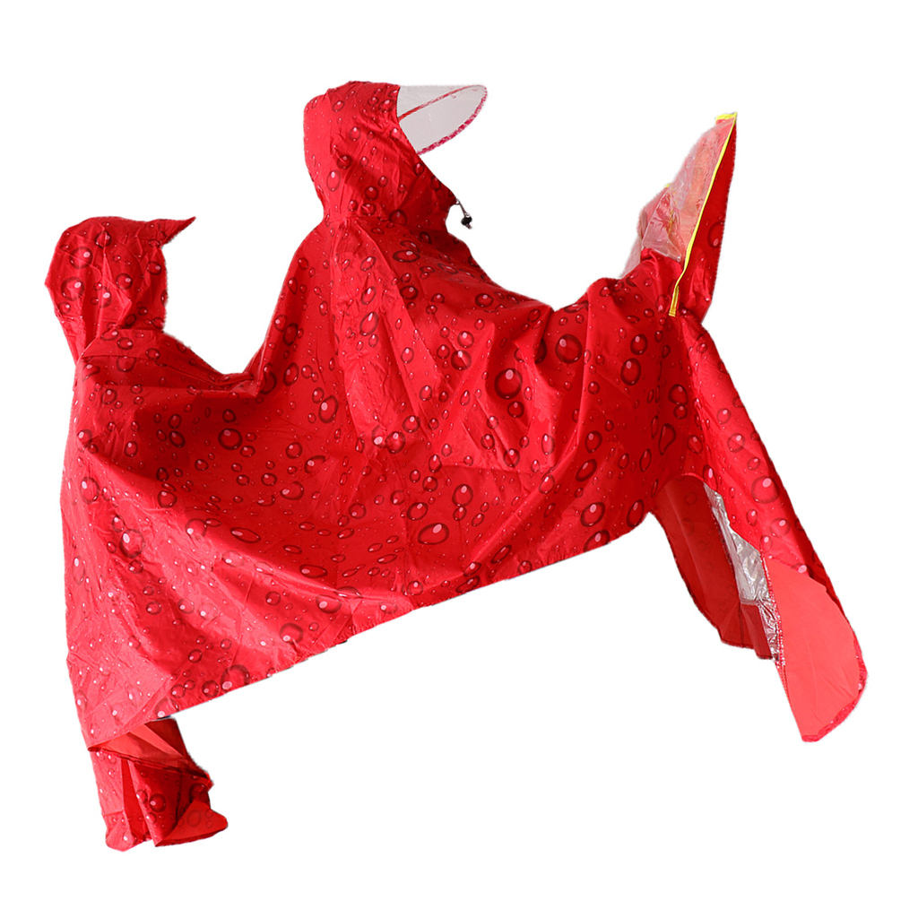 Cycling Bicycle Bike Raincoat Rain Cape Poncho Cloth Rainproof  Double Poncho