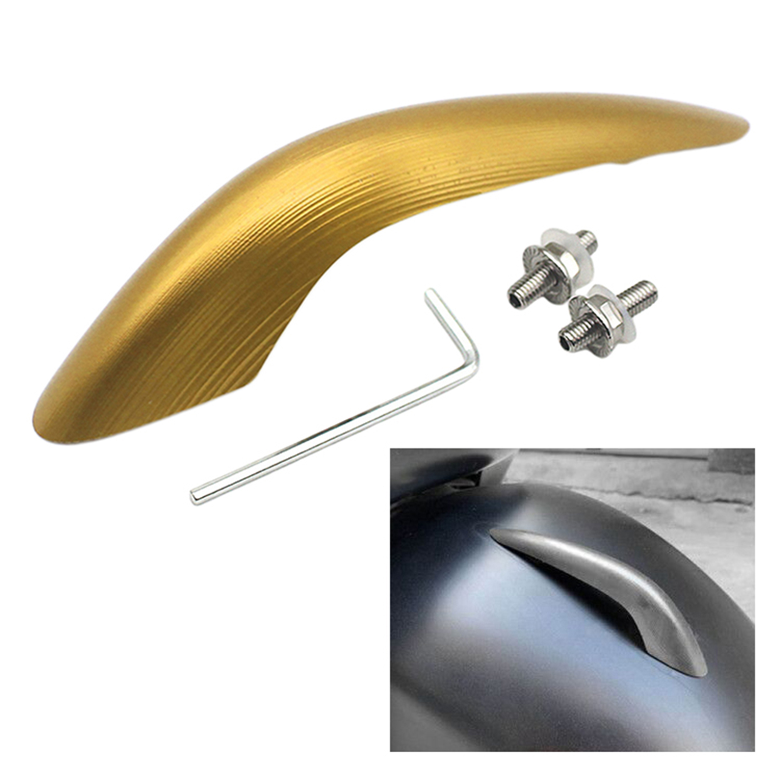 CNC Aluminum Front  Mudguard Nose Beak Decor for Vespa GTS GTV 250 300