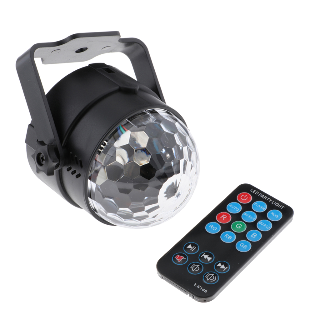 Led RGB Disco Stage Lights  Ball Light Remote Controller DJ KTV Holiday