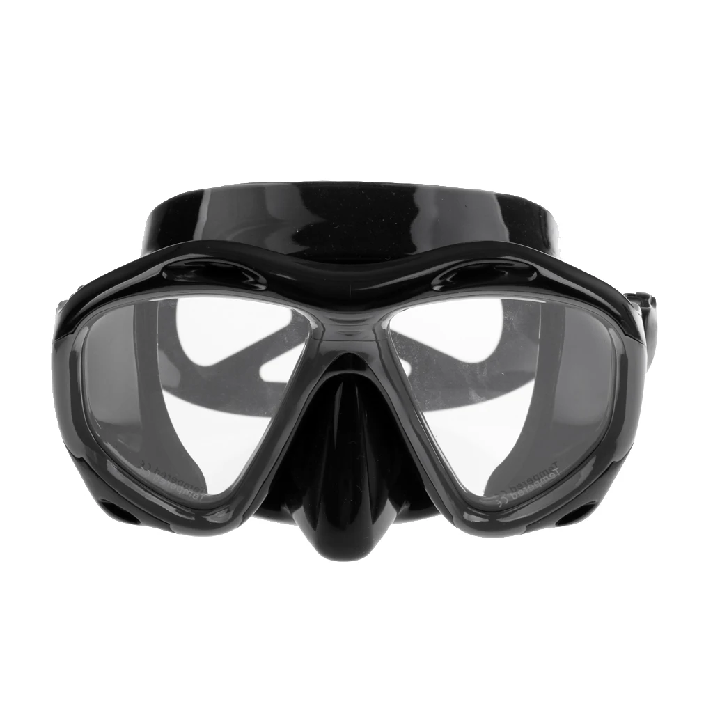 Adjustable Silicone Scuba Diving Swimming Snorkeling Mask Anti-Fog Goggles Tempered Glass Lens Underwater Equipment