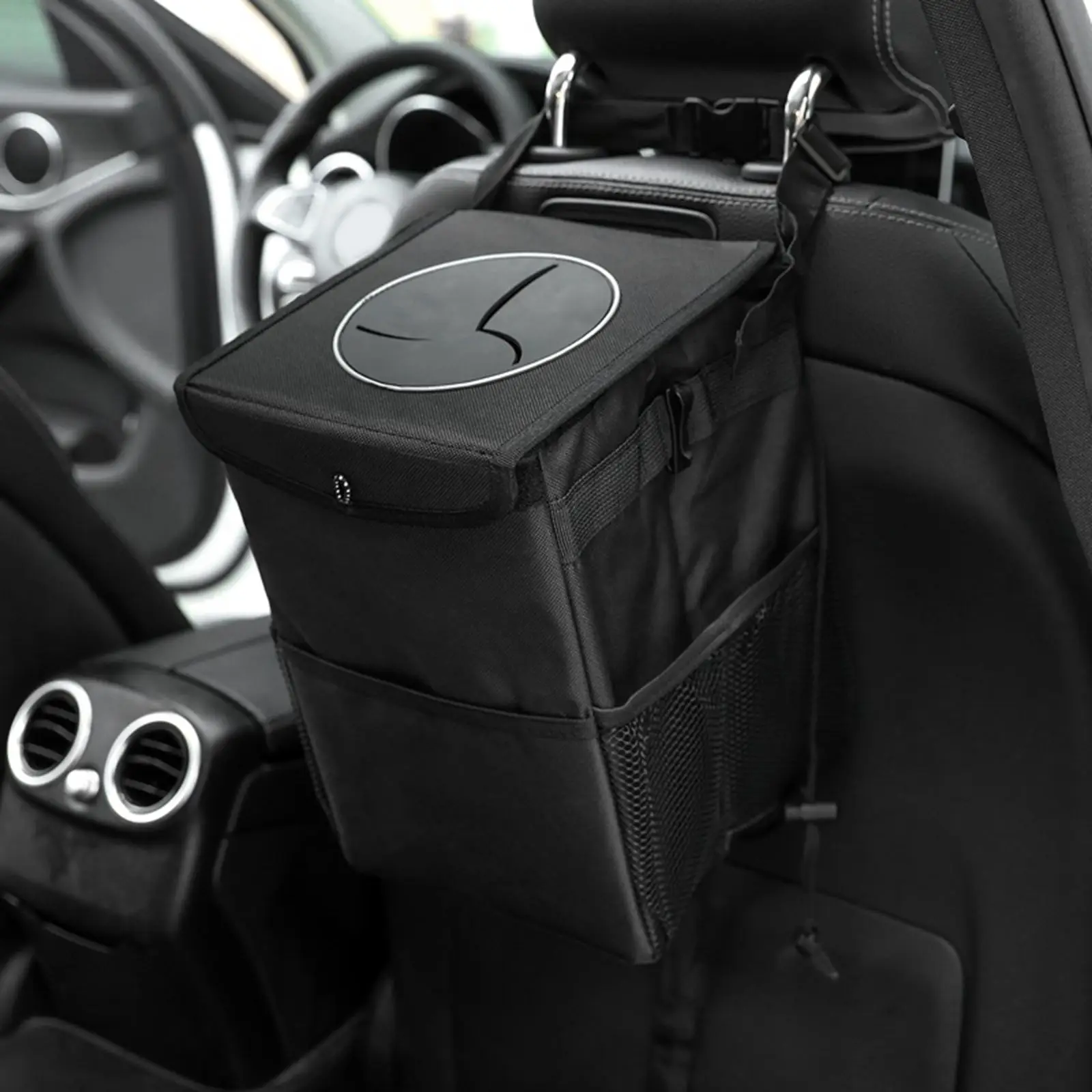 Portable Car Seat Back Garbage Bag Car Auto Trash Can Leak-proof Dust Holder Case Box Car Styling Oxford Cloth