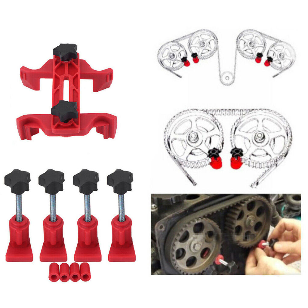 5 Car Dual Camshaft Engine Alignment Timing Tool Fixture Kit Universal