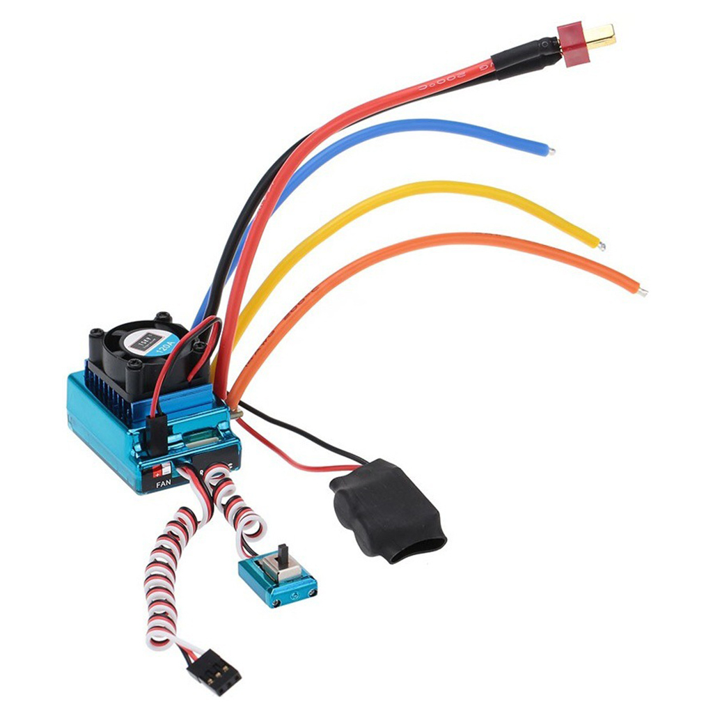 RC 120A Brushless ESC Electric Speed Controller for 1/10 Off/On-road  Car Monster Truck 400-600mm Boat Model Car