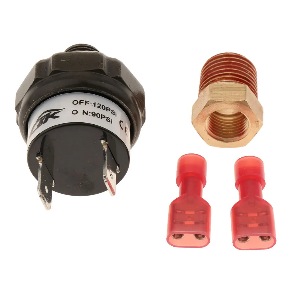 90-120 PSI 12V Air Pressure Switch For Car Trumpet Train Horn Compressor