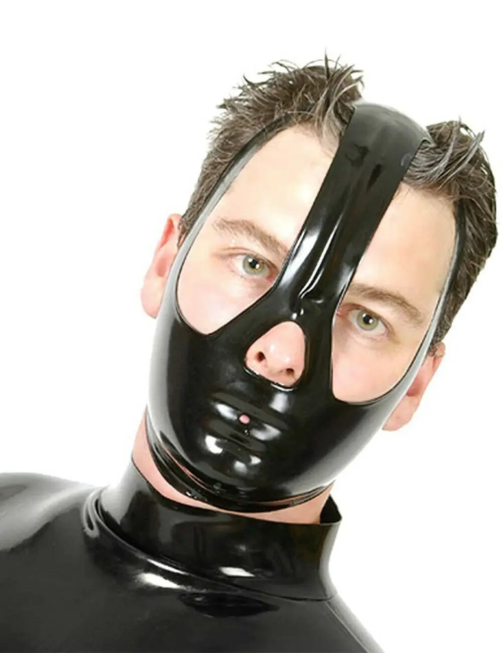 Унисекс, латексная маска, бриджи для косплея, боди, женская маска, секс-шоп  для пар, БДСМ-ограничители | AliExpress