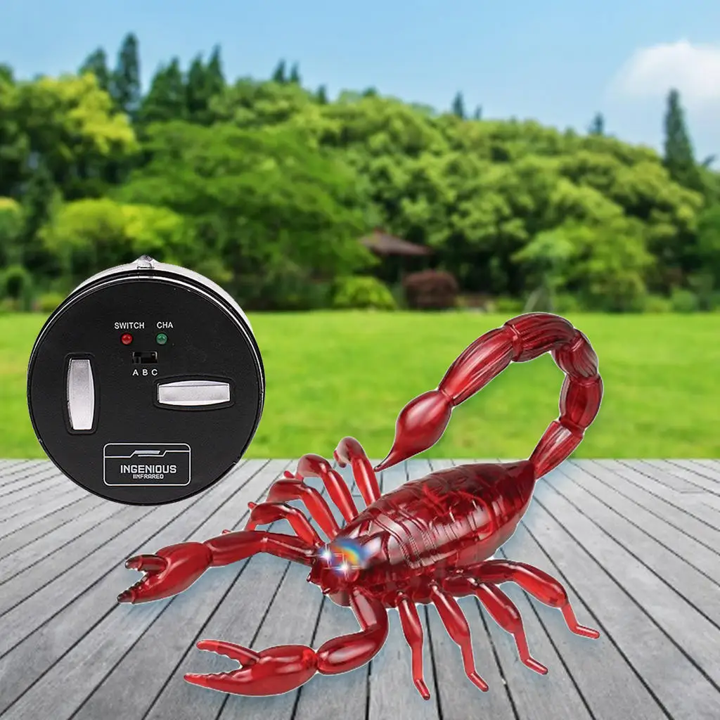Infrared RC Remote Control Scorpion Toy Lifelike Insects Tricky Toys Gifts
