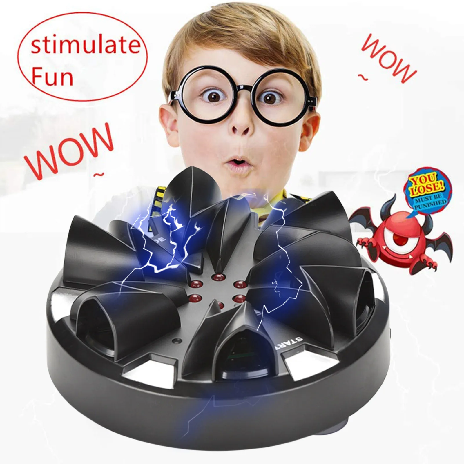 So Funny Shocking Shot Roulette Game Reloaded Lie Detector Electric Shock Toy 