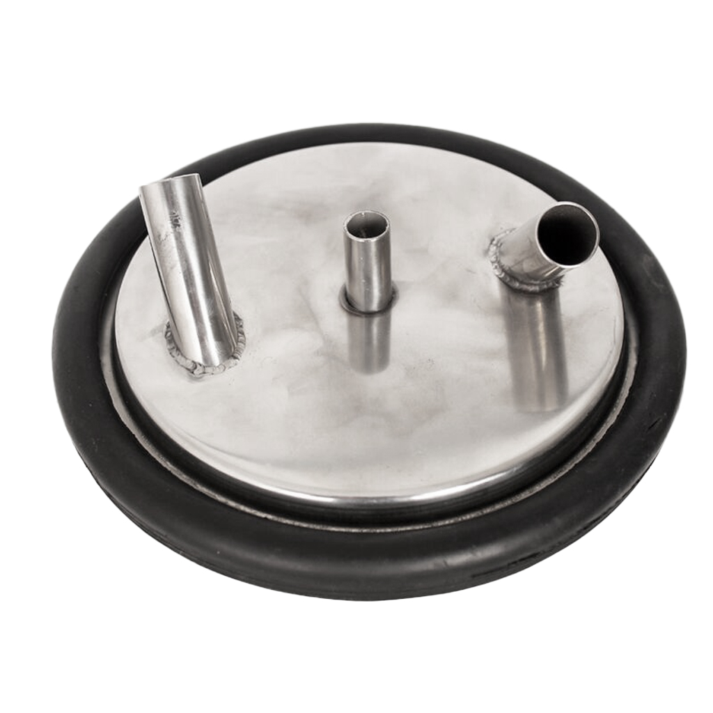 Stainless Steel Bucket Pail Dog Farm Water Milk Feeding 3 Open Lid