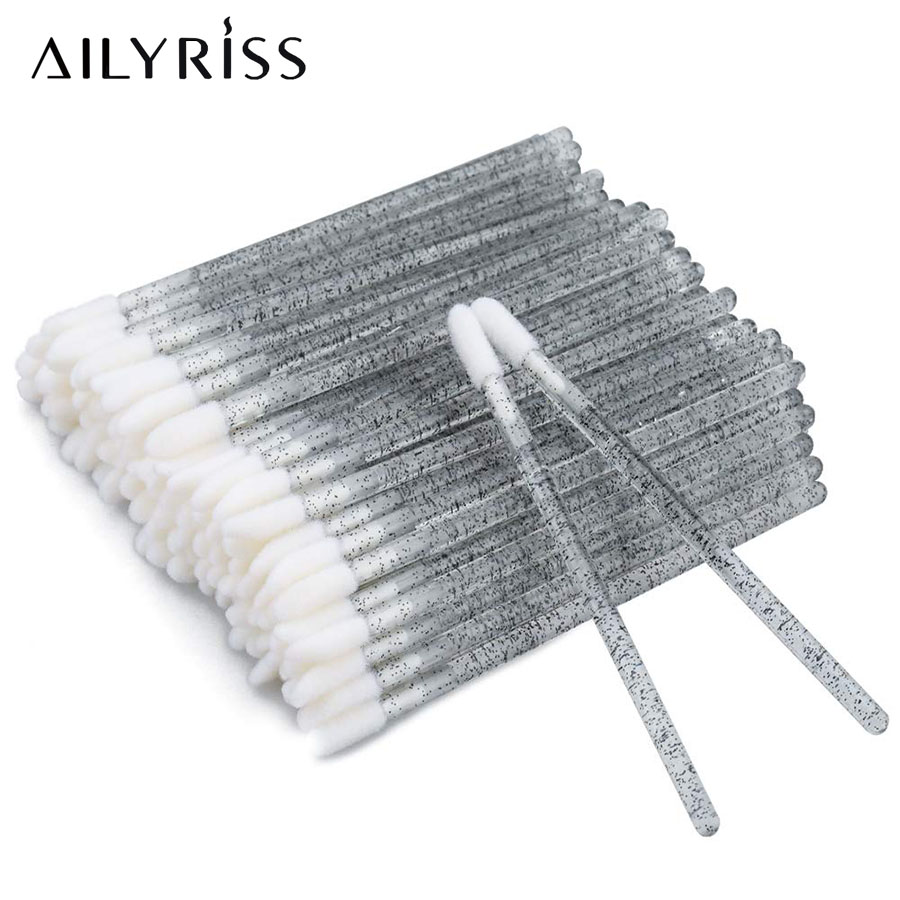 Best of 50Pcs / Lot Eyelash Extension Lifting Cleaner Mini Disposable Lip Brushes Glossy Crystal Makeup Applicators Mascara Lipstick Wands Reviews & Tips