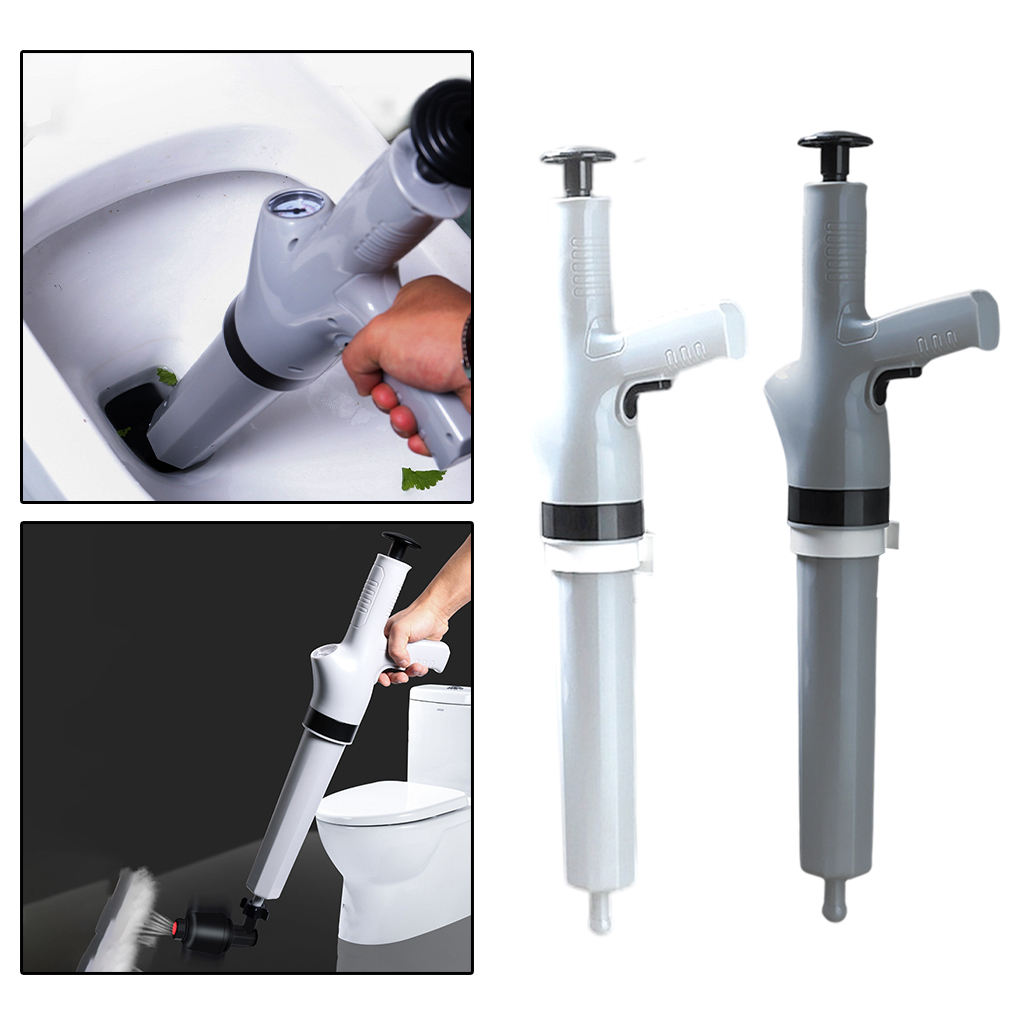 Toilet Plunger Toilet Air Pressure Inflator Plunger Pump Powerful High Efficient Manual for Bathroom Kitchen
