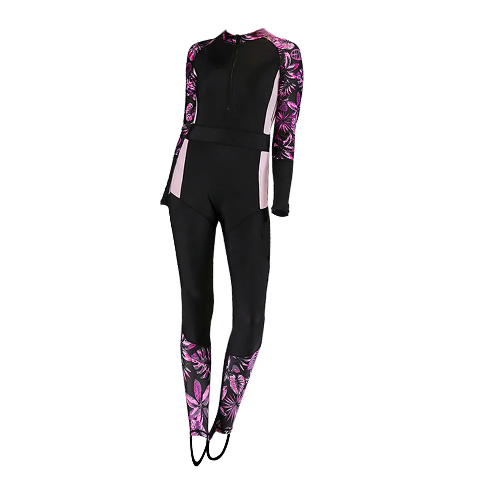 Full Body Wetsuit One Piece Sun Protection Women Swimming