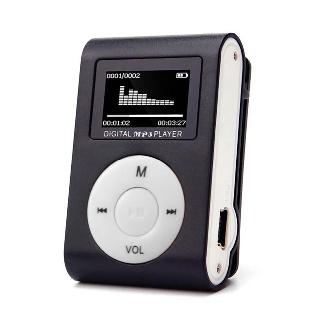 Mini MP3 player USB Clip Music Players LCD Screen Support 32GB Micro SD TF  Card Sports Music Player Fashion Walkman In Stock