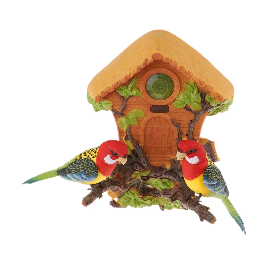 Wall Mounted Simulated Chirping Dancing Parrots Birds Realistic Motion Sensor Singing Moving Toys Pets Wall Mounted Simulated Chirping Dancing Parrots Birds Realistic Motion Sensor Singing Moving Toys Pets