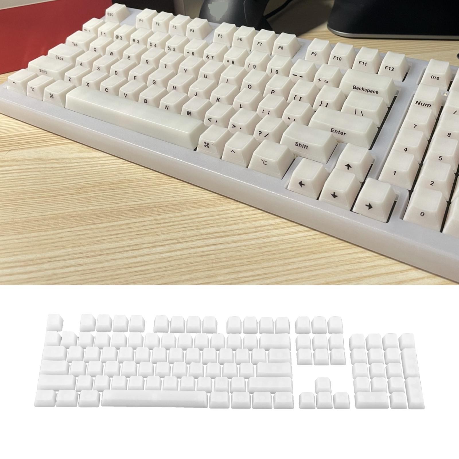 DIY Fully Transparent Keycaps Machinery High Toughness Cherry Profile Mechanical Keyboards Keyset for CHERRY MX/Clone Switches