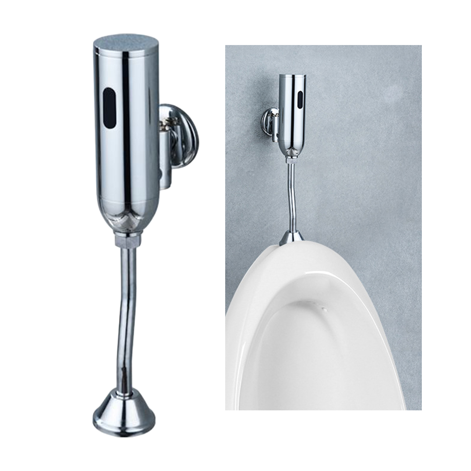 Urinal Flush Valve Brass Toilet Wall Mounted Intelligent Automatic Sensor Urinal Flush Valve