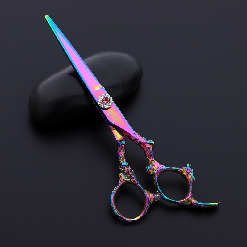Polegadas para Tesouras do Estilista do Cabelo Antiderrapante e Desgastar-resistente Especiais do Cabeleireiro de 6 Tesouras 3 Tesouras de cabelo