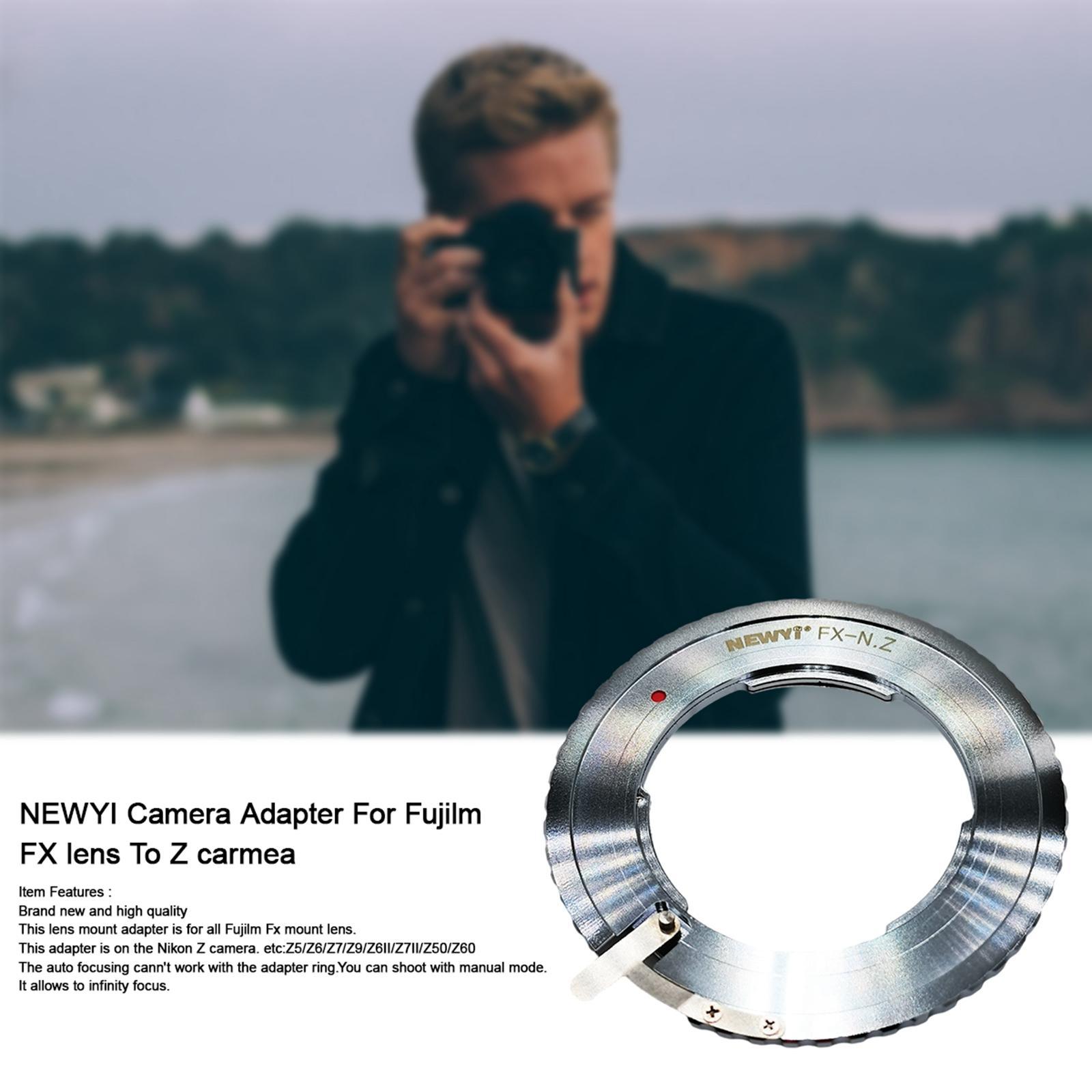 Len Adapter Ring Replacement Bayonet Mount Full Frame Lens Converter Compatible Easy Install Camera Adaptor FX-Nz for Fujilm FX