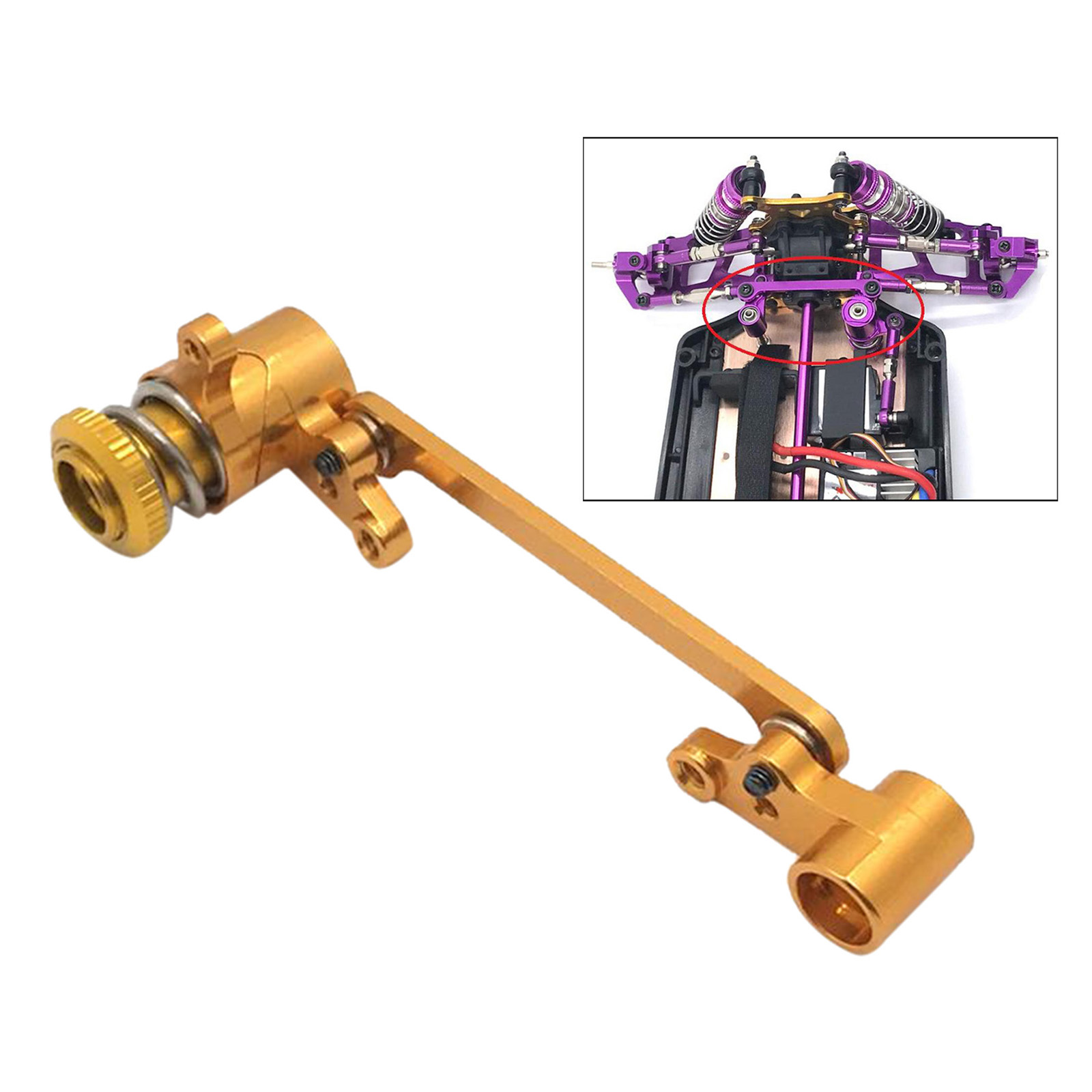 WLtoys 1:12 124018 124019 1:14 144001 RC car upgrade parts Metal Steering group assembly set