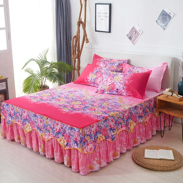  Colcha de patchwork para dormitorio, 100% algodón, funda de  cama acolchada, funda de cama multifunción, reversible, juego de sábanas  con fundas de almohada, rosa King: 86.6 in x 94.5 in +