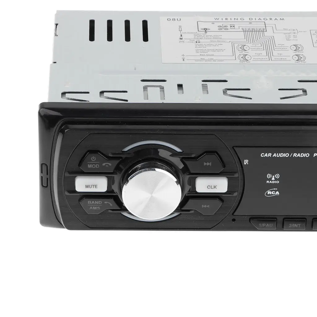 Bluetooth Car Stereo Audio In- FM Aux Receiver TF USB EQ MP3 Radio Player with Remote Control