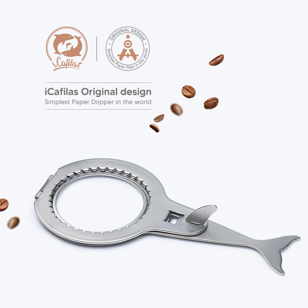 Portable Coffee Dripper Stand with Cleaning Brush for Cafe Bar Barista Kitchen