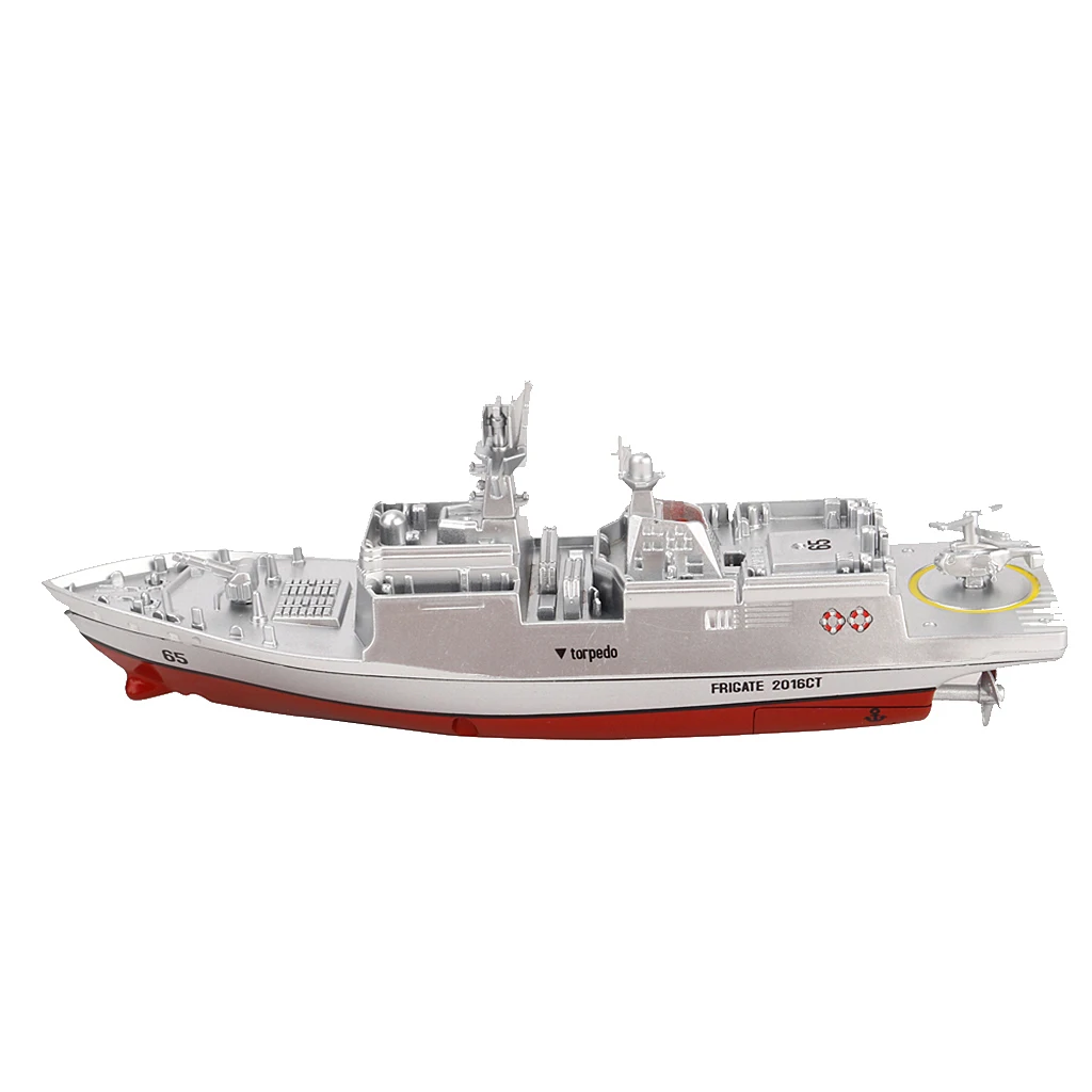 RC Navy  Radio Remote Control Boat /  Warship - Silver