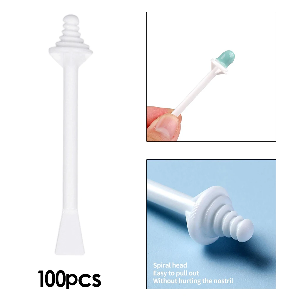 Multi-Use Nose Wax Applicator Sticks Spatulas for Nasal Facial Hair Removal