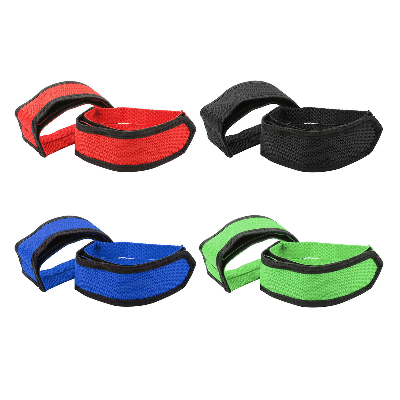 Pedal Strap Adjustable Fixed Gear Toe Clips Straps for Bicycle Cycling Outdoor Adults Kids