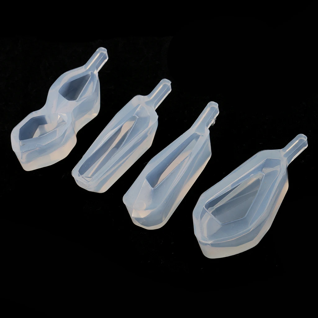 4x Various Silicone DIY Molds For Resin Crystal Jewelry Making Craft