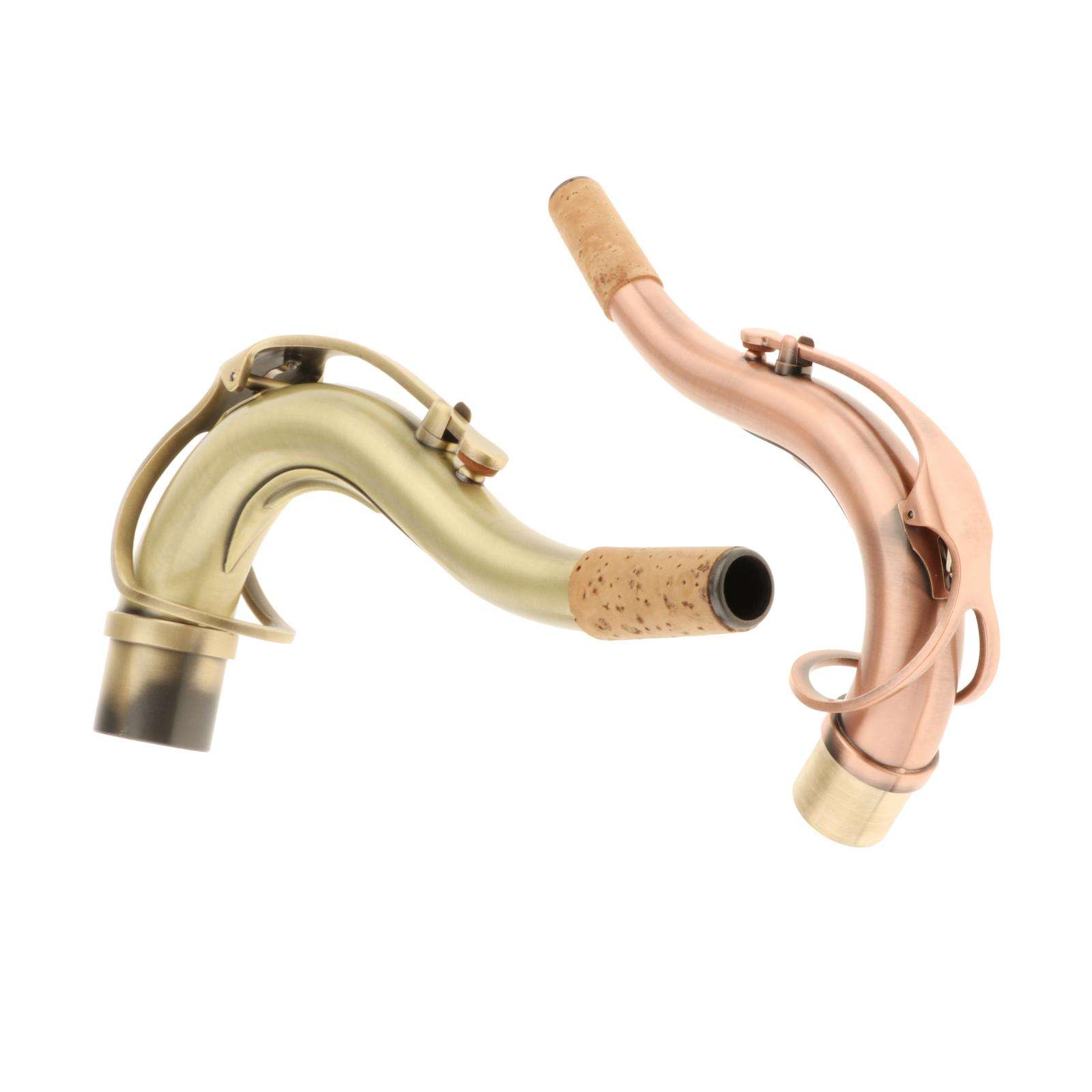 Tenor Saxophone Bend Neck Good Tone Brass Material Sax Woodwind Instrument Replacement Accessory