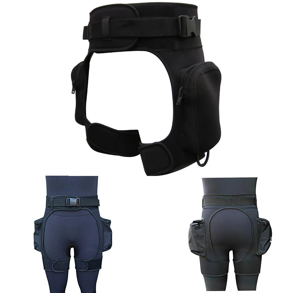 5mm Neoprene Wetsuit Shorts with Zipper Pocket and Adjustable Waist Belt Diving Shorts for Water Sports Beach Activities