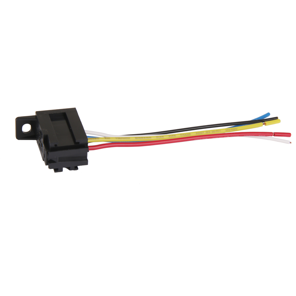 12V 12 Volt DC 20A / 30A 5 Pin 5 Wire Car AMP Relay Wiring Socket