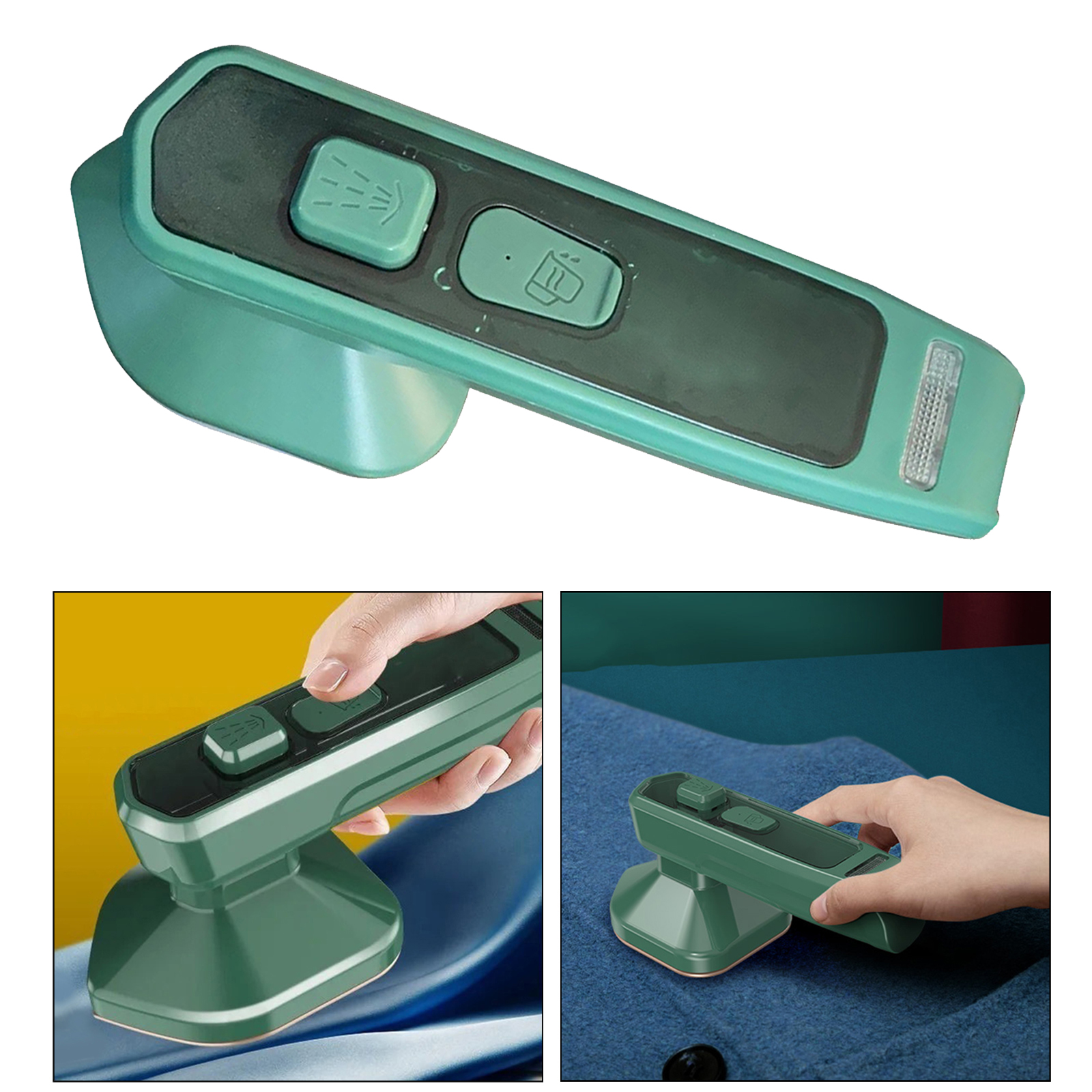 Handheld Heat Press Electric Iron Machine for Clothes Trousers Hats Portable for Home Travel Business Trip 220V, EU Plug