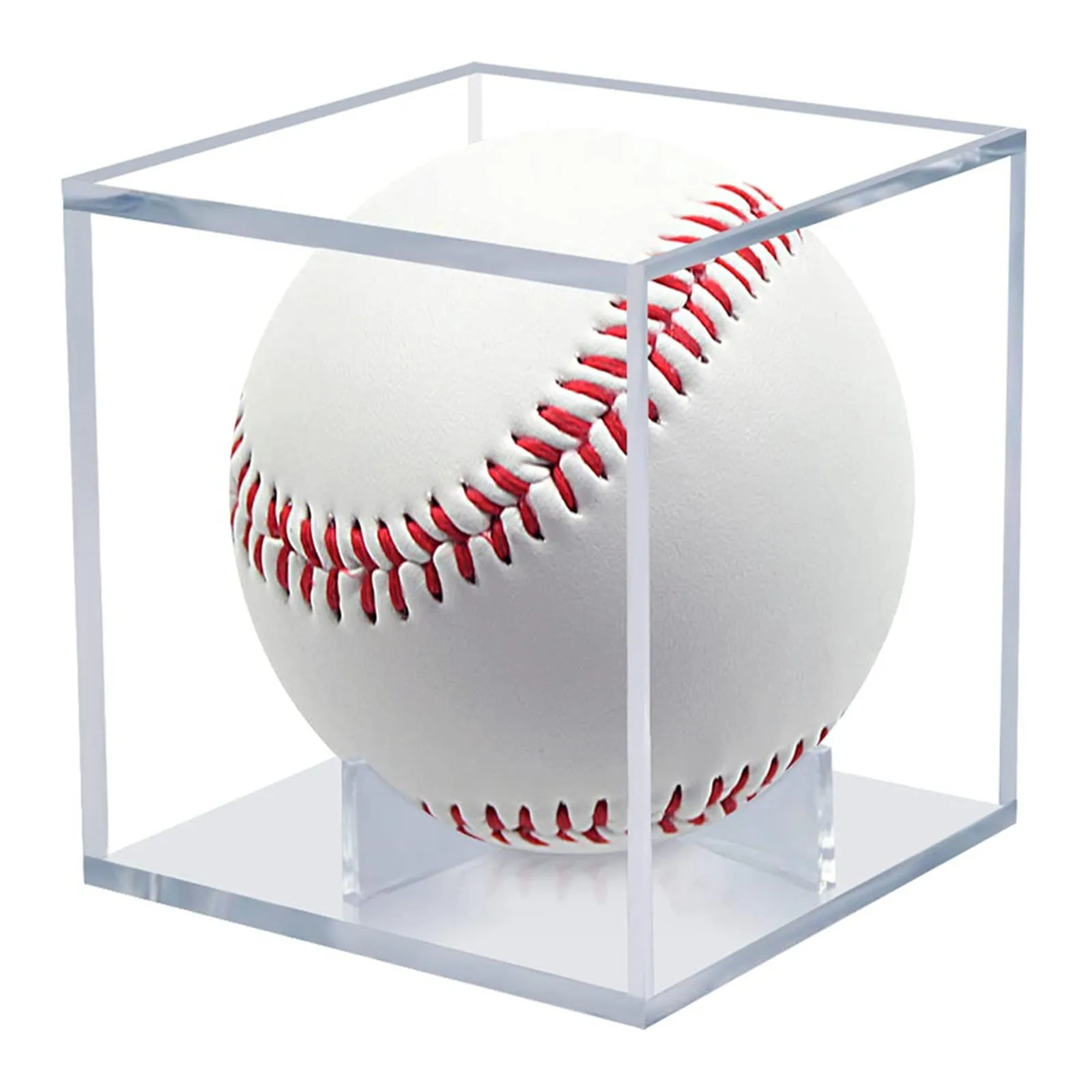 Acrylic 8cm Baseball Box Display Golf Tennis Ball Transparent Case For Souvenir Storage Box Holder UV Protection