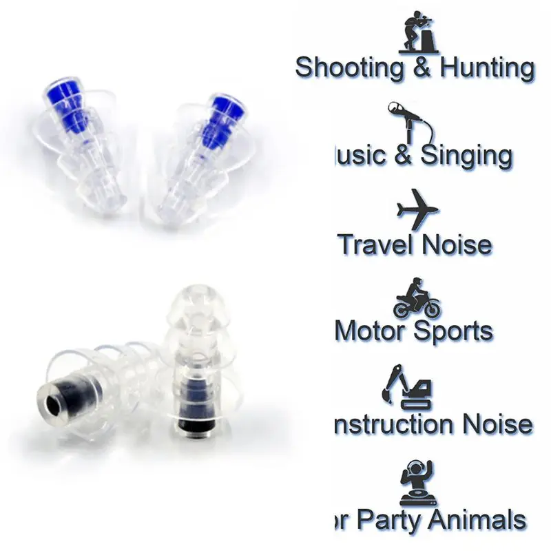 3m chemical cartridge Music Ear Plugs Noise Canceling For Concert DJ Bar Band Musician Hearing Protection Silicone Earplugs J2HC best respirator for pesticides