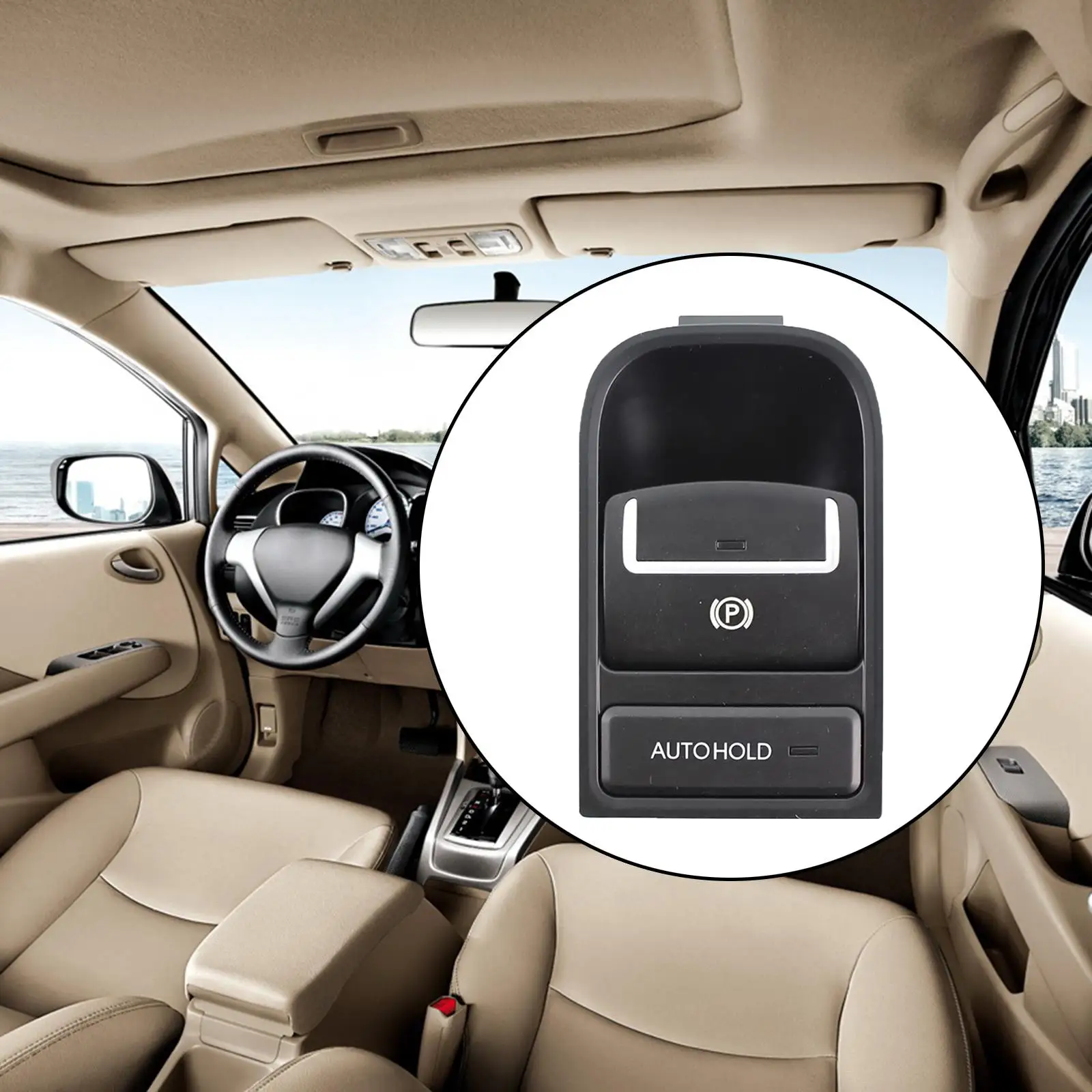 Electronic Auto Hand Brake Button 5N0927225A Electronic Handbrake Switch for VW Sharan/Syncro/4Motion 2011-2016 VW Tiguan